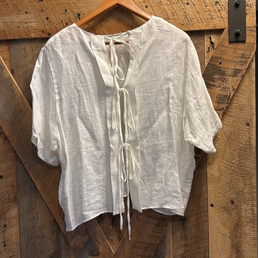 NWT Zara tie shirt